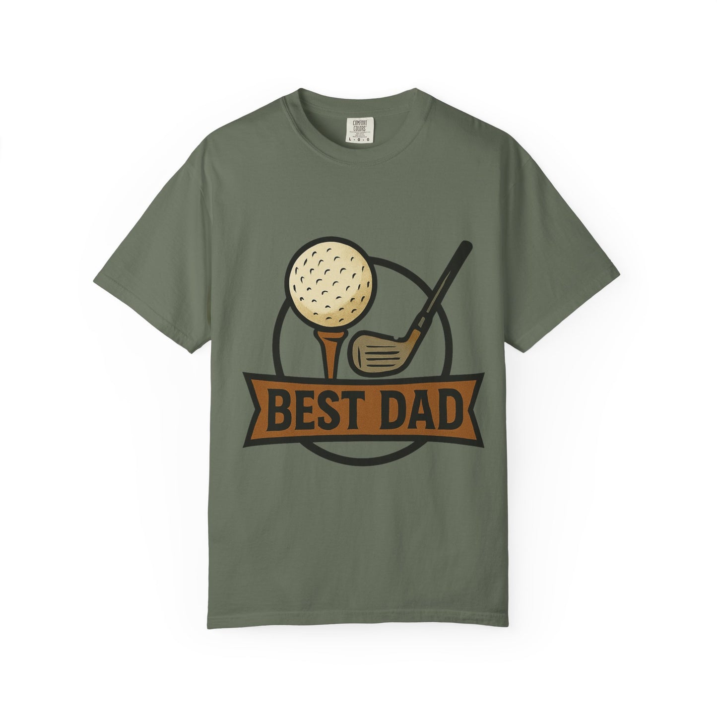 Copy of Best Dad Golf T-Shirt, Unisex Garment-Dyed Tee, Father's Day Gift, Golf Lover Apparel, Dad Gift Idea, Casual Wear