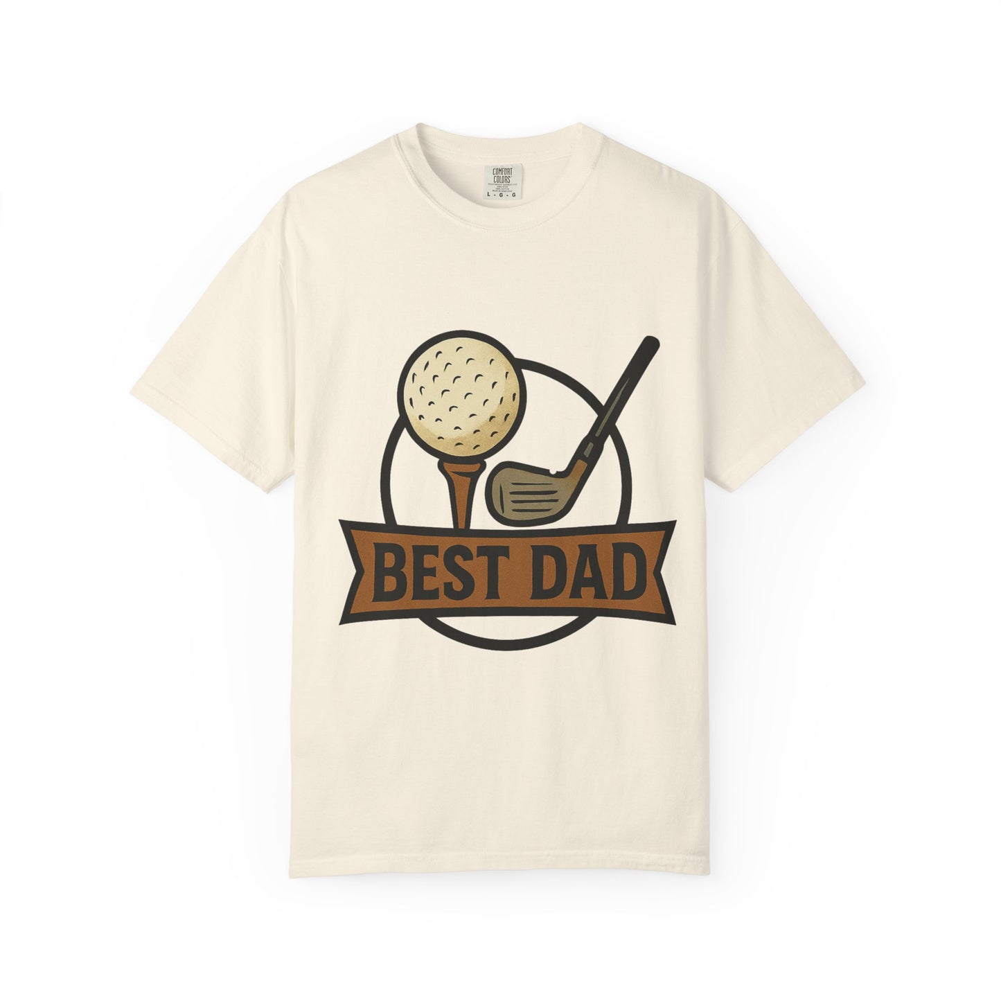 Copy of Best Dad Golf T-Shirt, Unisex Garment-Dyed Tee, Father's Day Gift, Golf Lover Apparel, Dad Gift Idea, Casual Wear