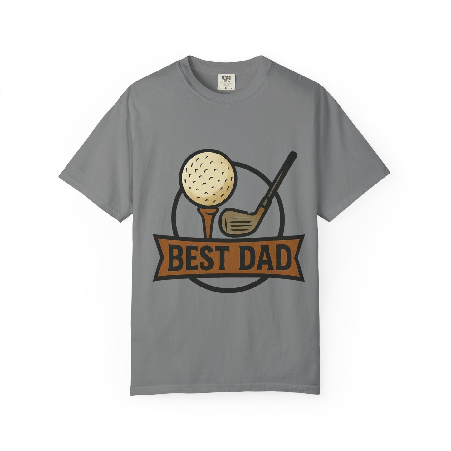 Copy of Best Dad Golf T-Shirt, Unisex Garment-Dyed Tee, Father's Day Gift, Golf Lover Apparel, Dad Gift Idea, Casual Wear
