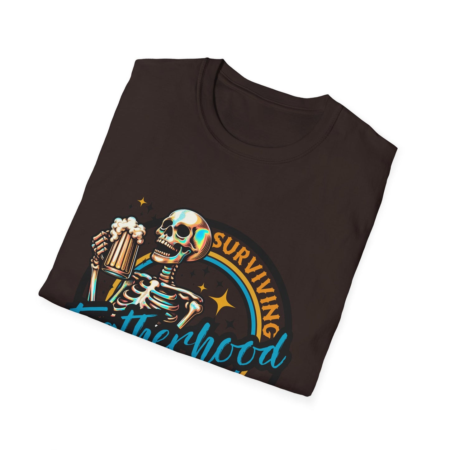 Fatherhood One Beer at a Time Unisex T-Shirt, Funny Dad Shirt, Gift for New Dads, Parenting Humor Tee, Dad Life Apparel