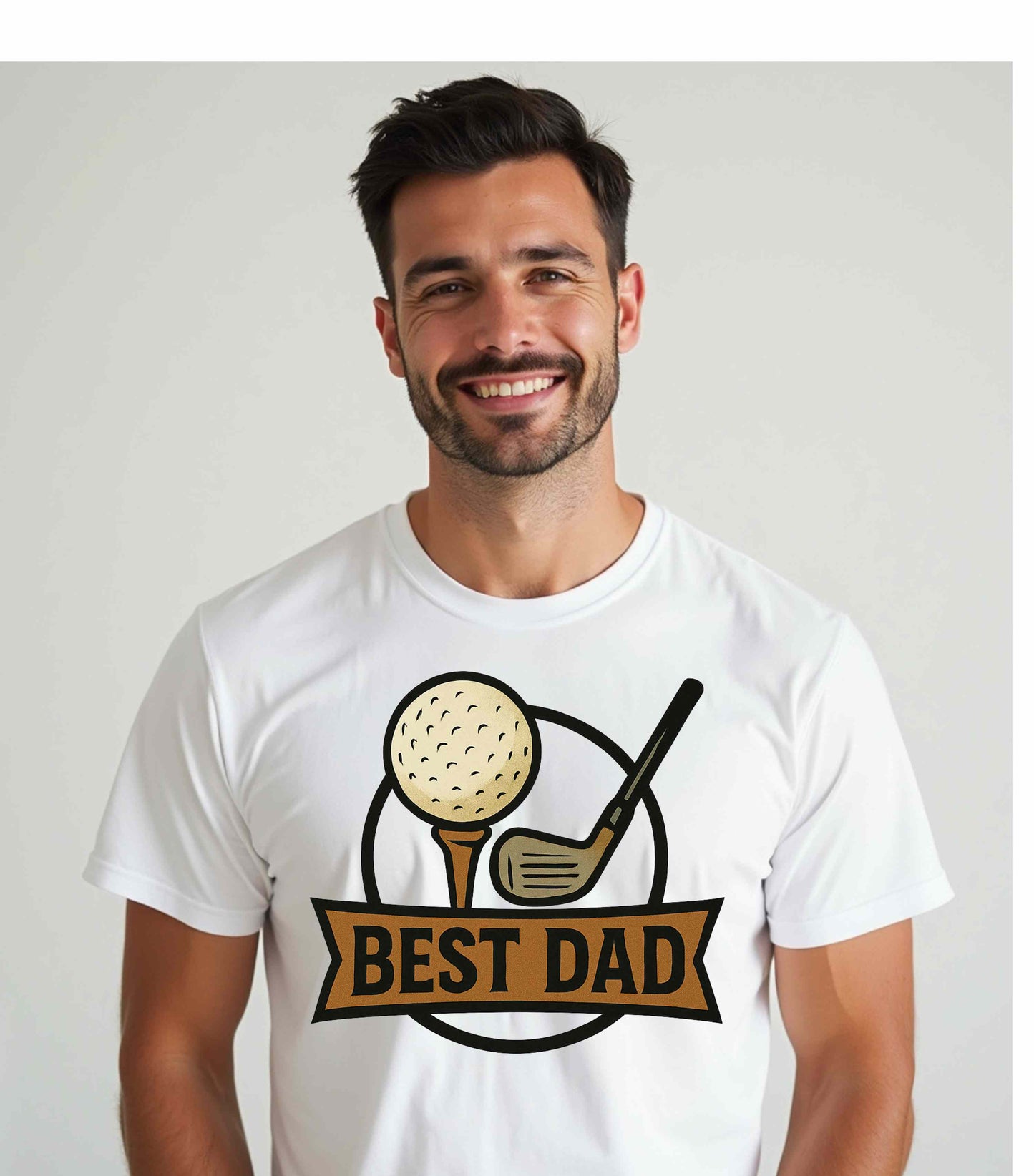 Best Dad Golf T-Shirt, Unisex Garment-Dyed Tee, Father's Day Gift, Golf Lover Apparel, Dad Gift Idea, Casual Wear