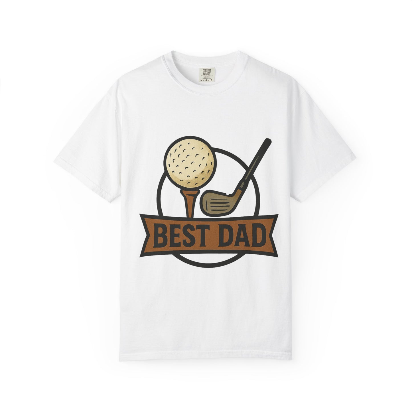 Copy of Best Dad Golf T-Shirt, Unisex Garment-Dyed Tee, Father's Day Gift, Golf Lover Apparel, Dad Gift Idea, Casual Wear