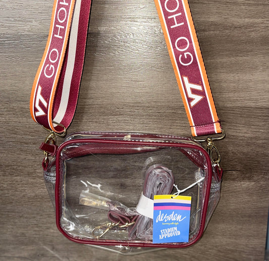 Virginia Tech Clear Stadium Purse